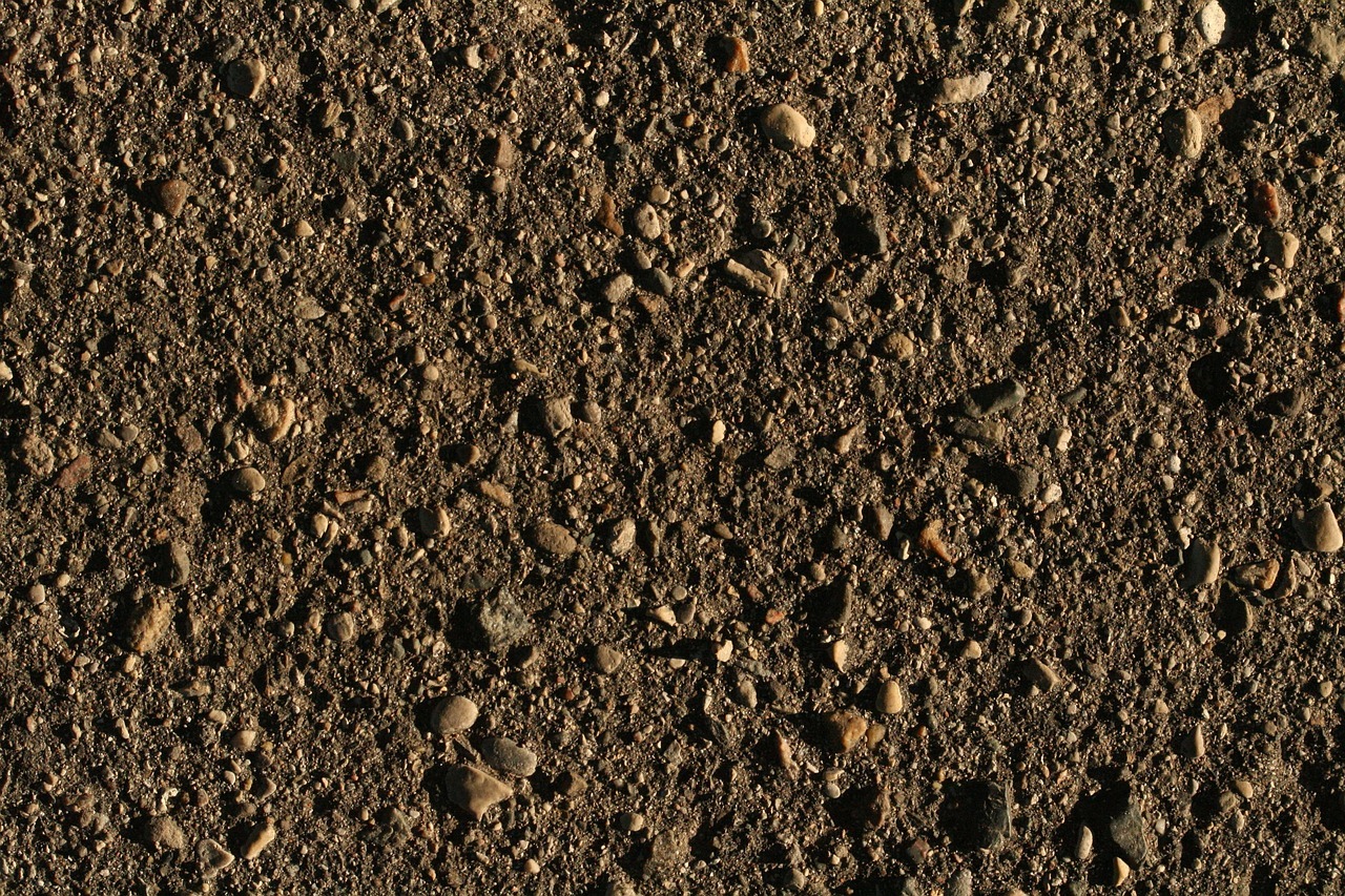 A gravely dirt texture
